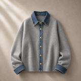 Modena Denim Trim Cardigan
