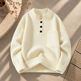 Lucien Button Neck Pullover