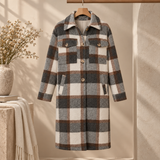 Aveline Plaid Shirt Coat