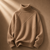 Elena Textured Turtleneck Sweater