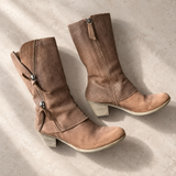 Brescia Zip Leather Boots